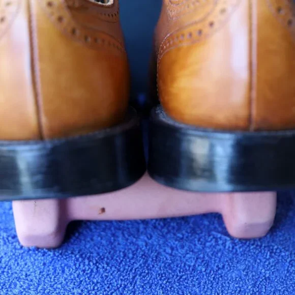 SALE - Allen Edmonds 10.5-D Lexington Burnished Walnut Derby Mens Dress Shoes - Picture 15 of 15